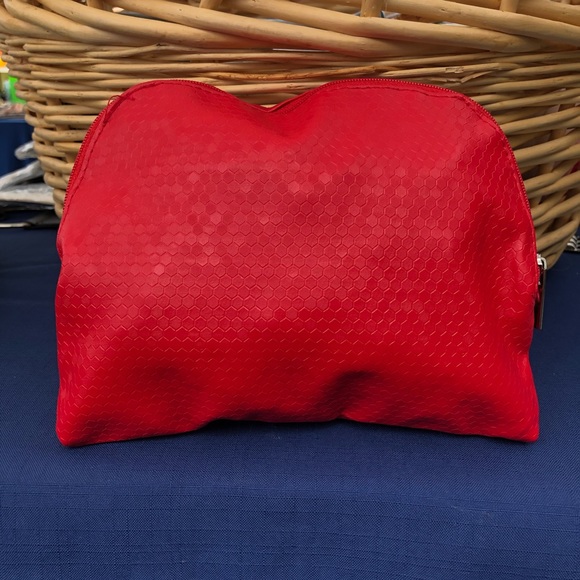 Sephora Handbags - Sephora Red Cosmetics Pouch NWOT
